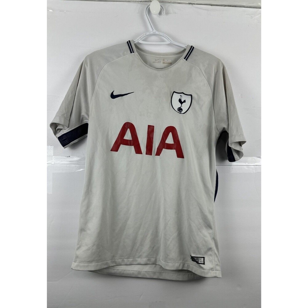 Nike Tottenham Hotspur 2017-18 Home Jersey AIA Dri-FIT White Soccer Shirt Men M